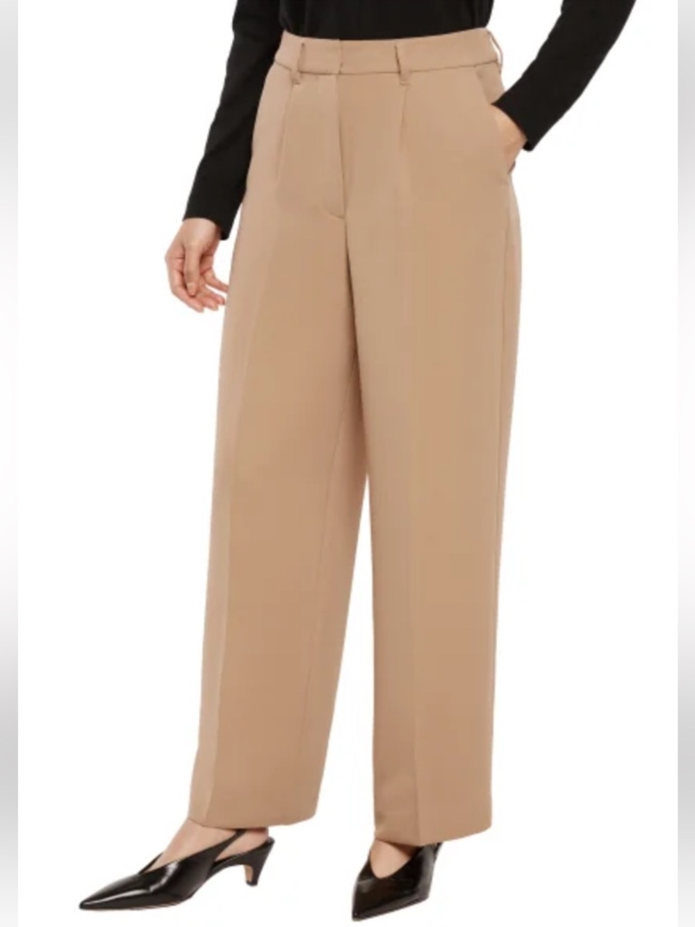 Banana Republic Wide Leg Pants Tan 4